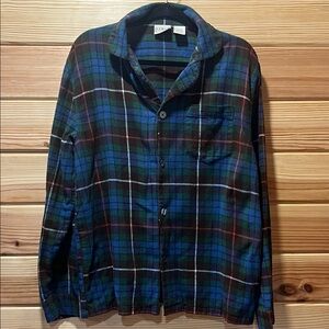 Eddie Bauer Men's Multicolor Plaid Button Down Shirt